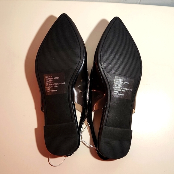 ❤️NWT VINTAGE TORRID SHOES - SLINGBACK RHINESTONE - PRINCESS FLAT WIDE WIDTH - Picture 8 of 15